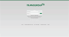 Desktop Screenshot of login.transgroup.com